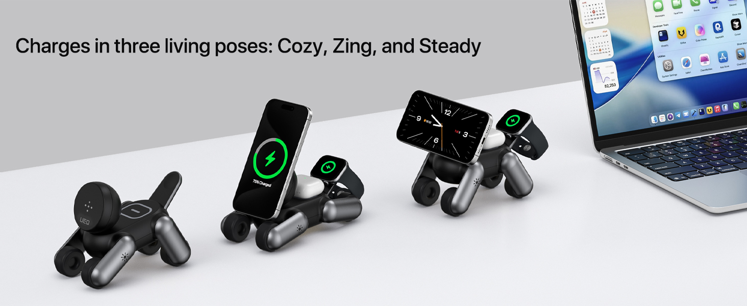4 in 1 magnetic wireless charging station for apple devices