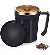 ZenRui Self Stirring Coffee Mug, 18 oz Self Stirring Mug with Lid, Self Stirring Cup with Stainle...