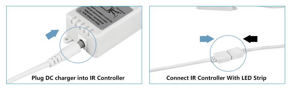 5050 3528 rgb strip with controller