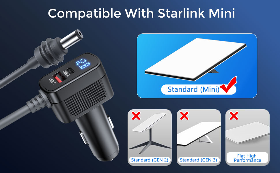 Starlink Mini Power Cable