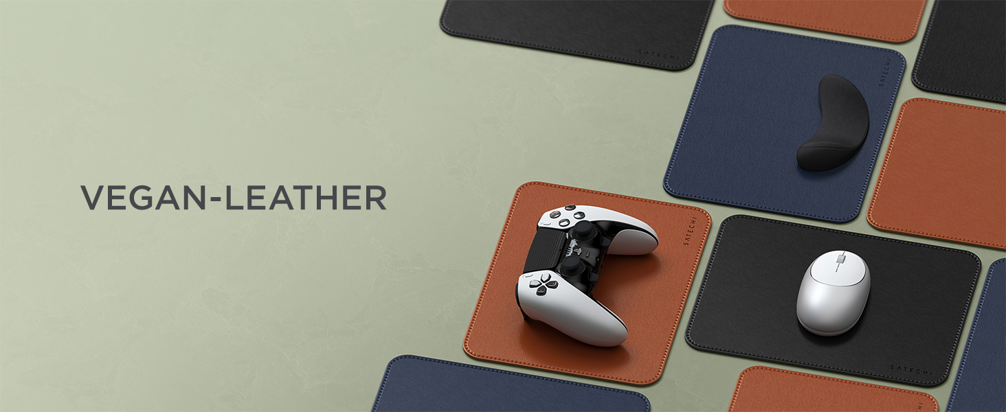Vegan-Leather Premium Mouse Pad