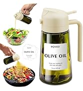 2 in 1 Glass Oil Sprayer &amp; Dispenser,16oz/470ml Olive Cooking, Air Fryer, and Salad, for Kitchen ...