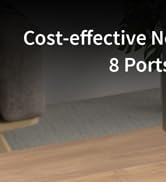 2.5Gb Switch, 8 Port Network Switch 2.5 Gigabit, Unmanaged Ethernet Switch for Game console