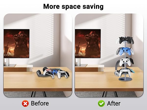 Gaming Controller Headset Holder for Gaming Accessories
