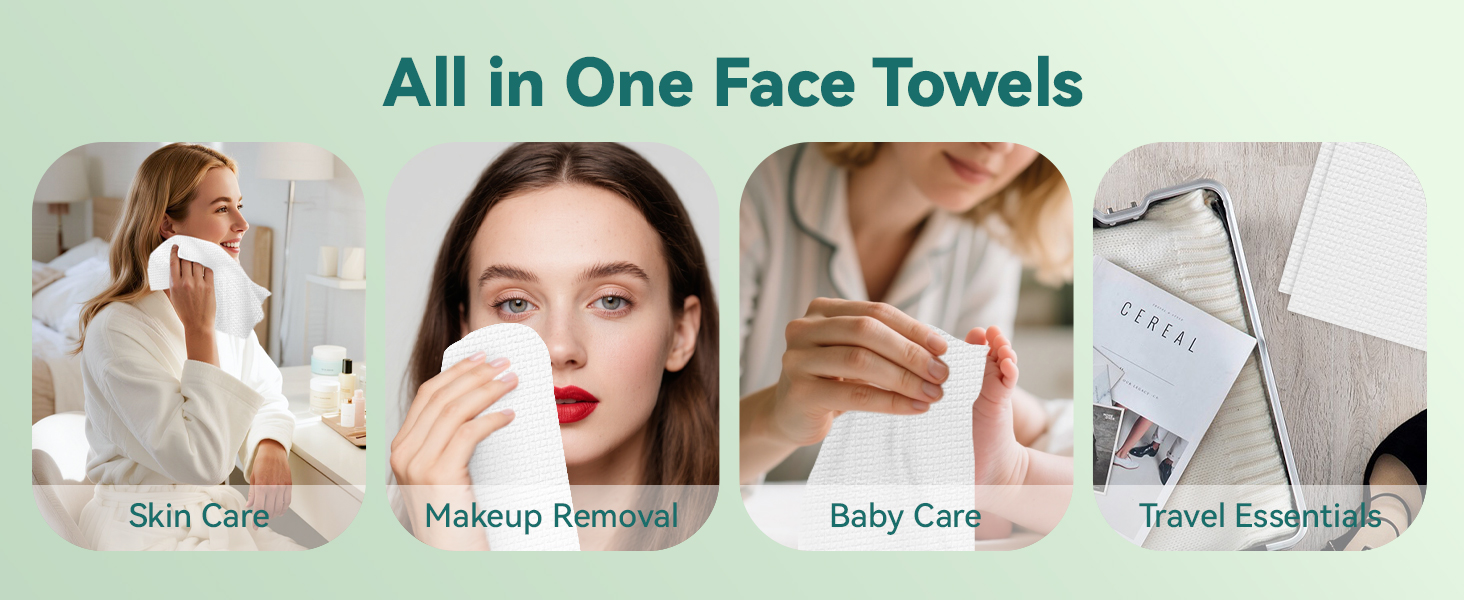 face towels disposable face towel face wipes paper towels cloth face wash cleansing for travel