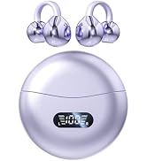 Piluyaa Clip-on Earbuds,Open Ear Earbuds Wireless Bluetooth 5.4, Lightweight Open Ear Headphones ...
