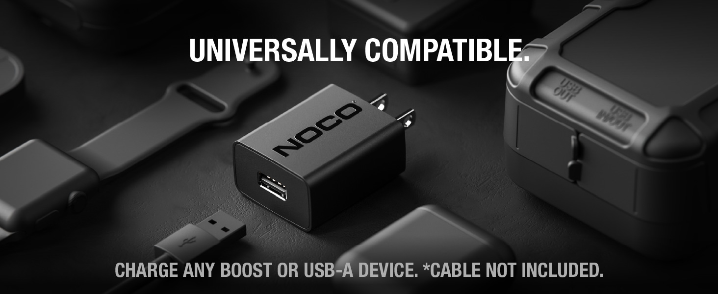 NOCO NUSB211NA 10W USB Wall Charger 10-watt USB single port, 2.1-Amp 