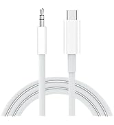Seulliya USB C to 3.5mm Audio Aux Jack Cable, Aux Cord for iPhone 15, Type C to 3.5mm Headphone C...