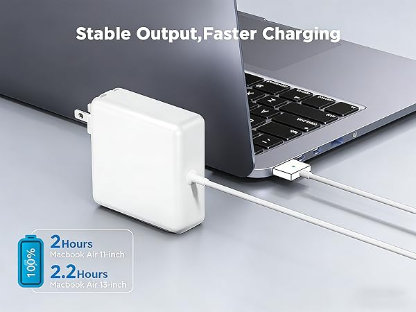 60W Charger for MacBook Pro, Charger Replacement for Mac Pro/air 11/13 Inch