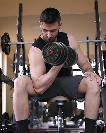 dumbbell set kettlebells adjustable free weight exercise fitness dumbbells for home gym