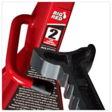 Torin BIG RED Steel Jack Stands: Double Locking, 2 Ton (4,000 lb) Capacity, Red, 1 Pair