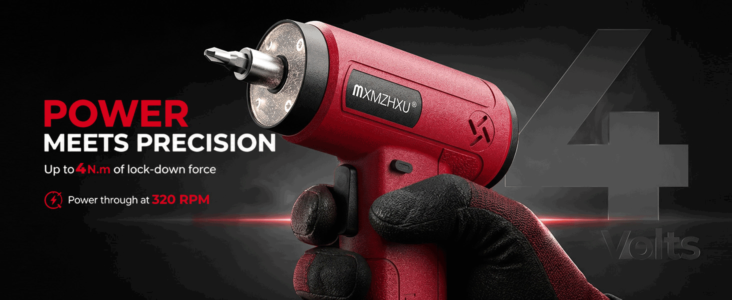 4V Cordless Electric Screwdriver