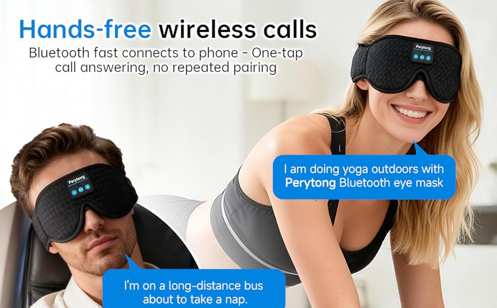 eye mask with headphones, sleeping headphones