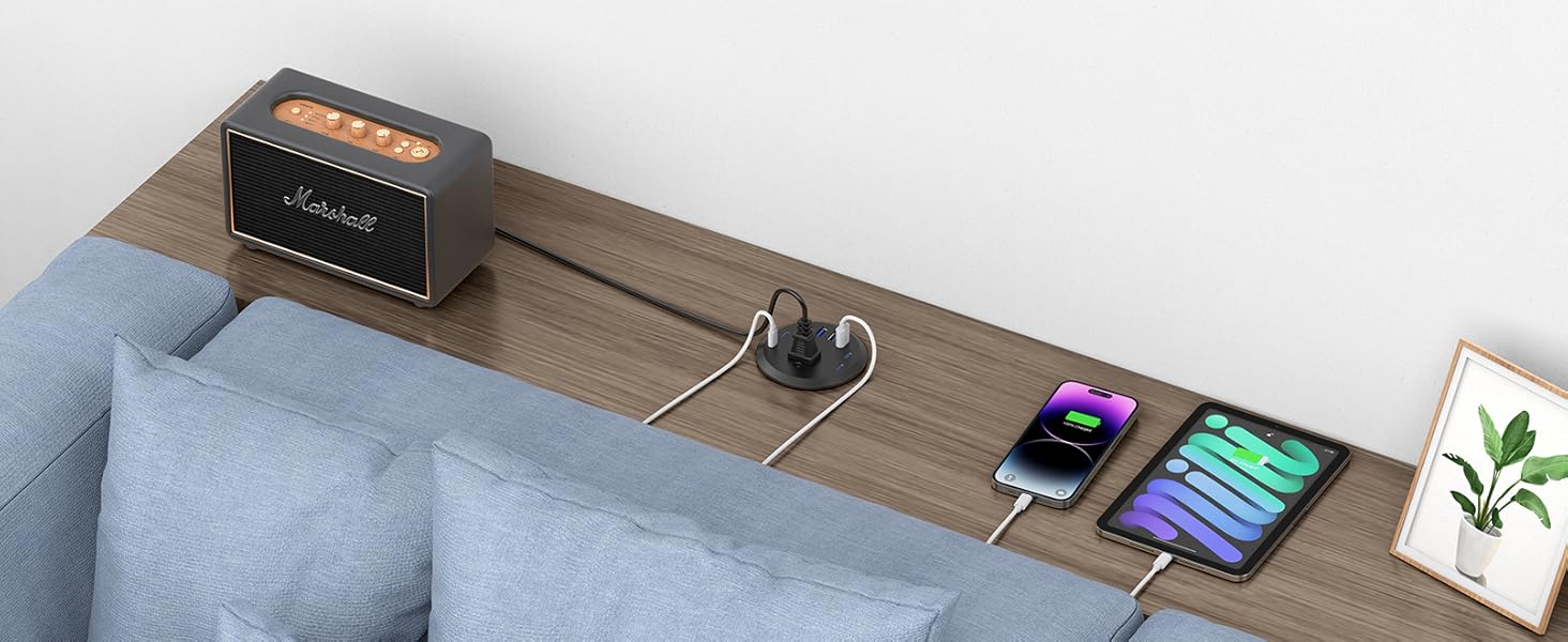3 Inch Desktop Power Grommet