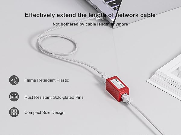 Effectively extend the length of network cable