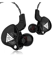 Qkz ak6 Gaming Earbuds with mic,Universal 3.5mm HiFi Sport Headphones in Ear Earphone for Running...