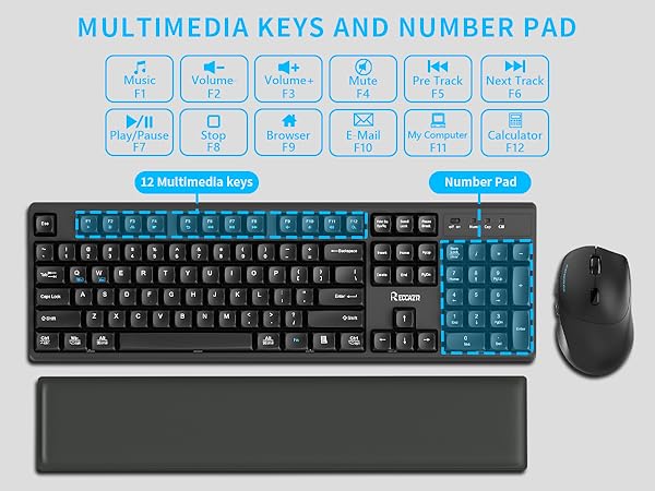 GK50 wireless keyboard and mouse 6