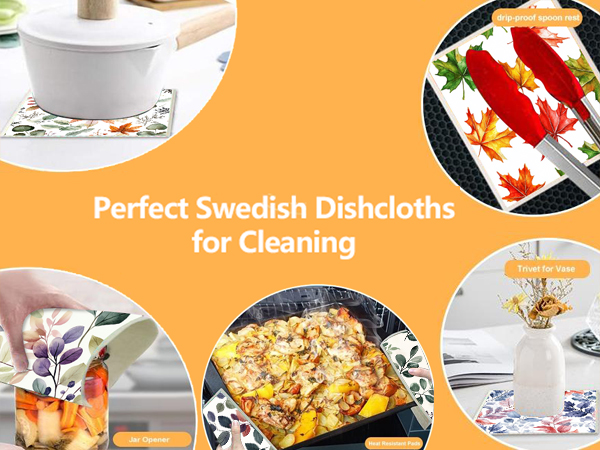 Swedish Dishcloths for Kitchen