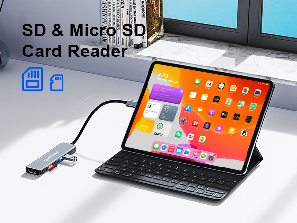 usb c to hdmi adapter remote work accessories usb c hub with sd card reader