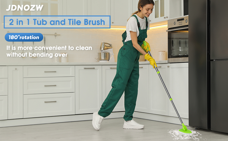 2 in 1 Tub and Tile Brush