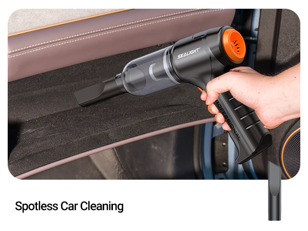 mini car vacuum sealight portable compact car vacuum wireless handheld car vacuum cleaner