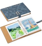 Prudiut 30 Sheets Watercolor Sketchbook, 140 lb/300 GSM Watercolor Journal Cold Press Watercolor ...