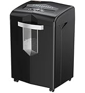 Bonsaii Heavy Duty Paper Shredder, 20 Sheet 40 Mins Large Office Crosscut Shredder for Commercial...
