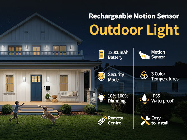 Motion Sensor Outdoor Light