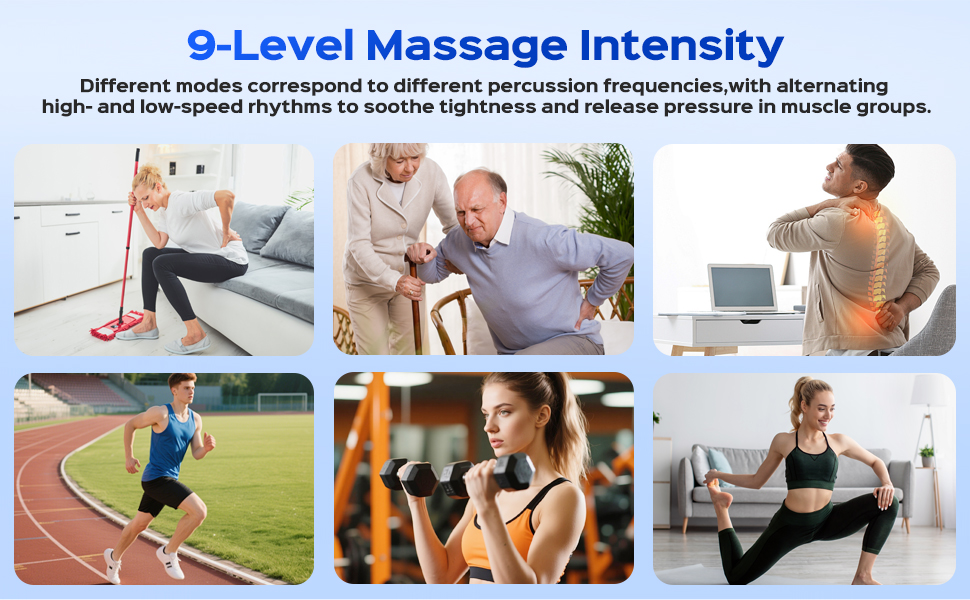 16 Head Massage Gun Set