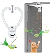 CATPICK Interactive Cat Toys for Indoor Cats Automatic Electric Flying Bird Feather Cat Toy - Bes...