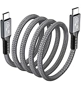 240W USB4 Cable,3.3FT 40GBps Data Transmission, 240W (48V5A) PD Super Fast Charge, 8K@60Hz HD Ext...