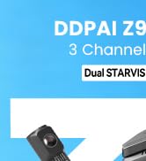 DDPAI 4K 3-Channel Dash Cam