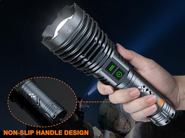 Non-Slip Handle Flashlight
