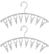 WAIKAS [Pack of 2 pcs] Socks Underwear Hanger,Stainless Steel Hanger,Stainless Steel Sock Hanger ...
