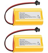 2PCS 3.6V 1000mAh AA Ni-CD Batteries Exit Sign Emergency Light Battery Replacement with JST SM-2P...