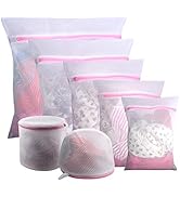 GOGOODA 7Pcs Mesh Laundry Bags for Delicates with Premium Zipper, Travel Storage Organize Bag, Cl...