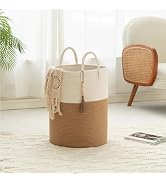 MANYOND Woven Laundry Basket Hamper