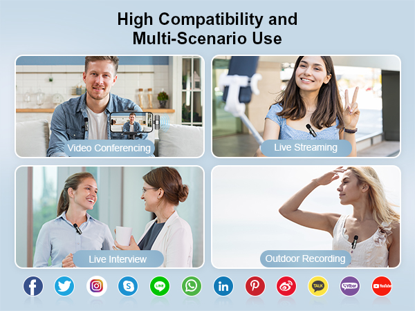 Mini Wireless Lavalier Microphone for iPhone