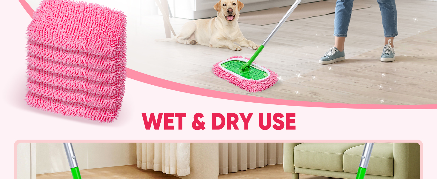 microfiber mop pads