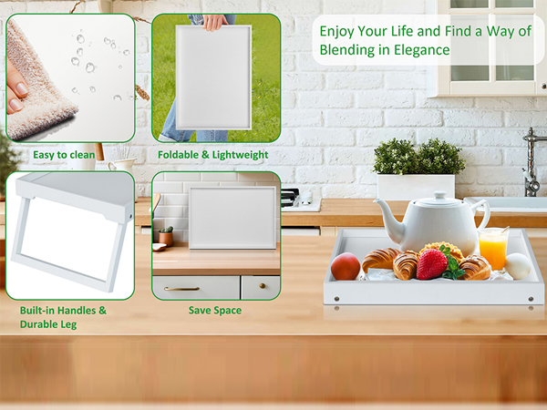 Bamboo breakfast tray