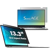 SenseAGE 13.3 Inch 16:9 Widescreen Laptop Privacy Screen Filter for 60 Degree Privacy, Upgraded A...