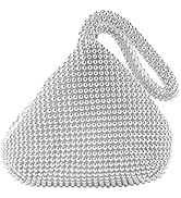 Framendino, Triangle Bling Purse Rhinestone Evening Bag Sequins Clutch Purses Fashion Handbag Lux...