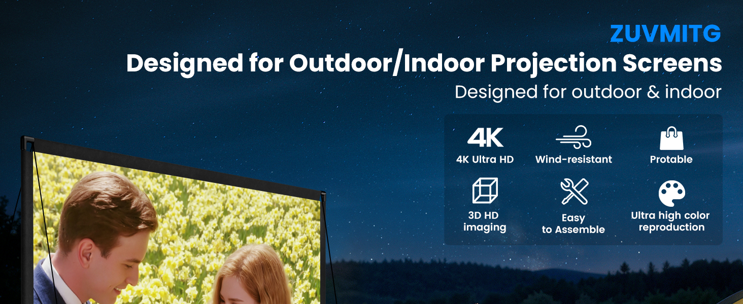 projector screen outdoor