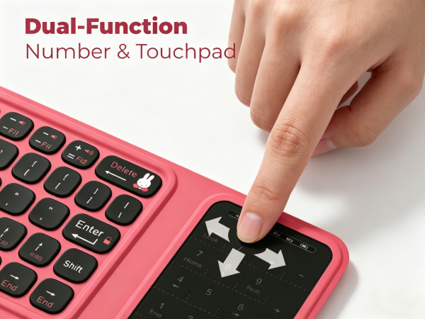 Dual-FunctionNumber &amp;amp; Touchpad