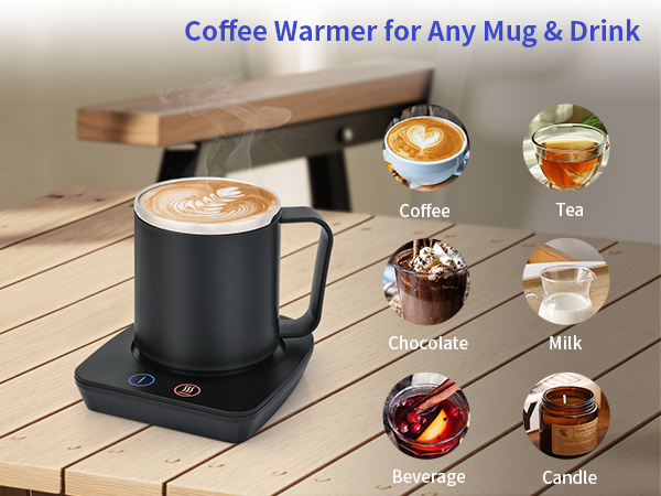 coffee warmer for any drink and mug