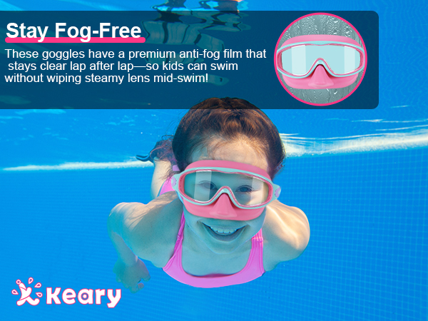 swimming goggles with nose cover