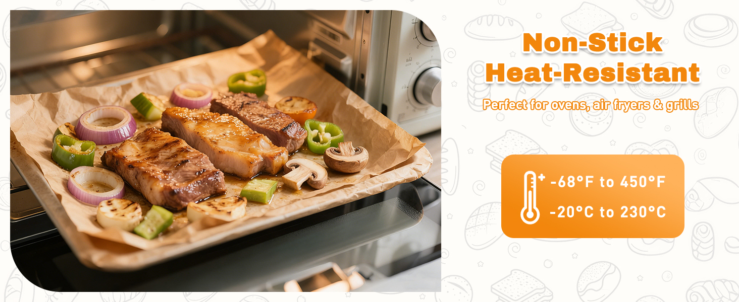 non-stick heat-resistant