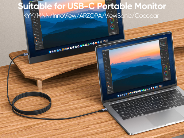 usb c to usb c video cable for monitor