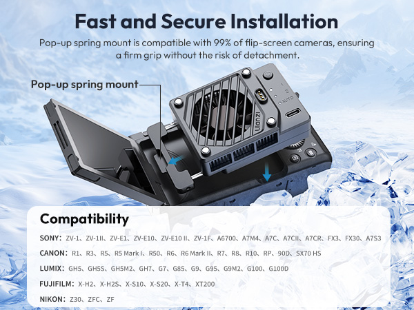 camera cooling fan sony dslr ulanzi camera cooling fan camera fan ulanzi cooler sony