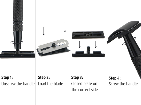 safety razor single blade razor double edge razor reusable metal 1 one blade razor